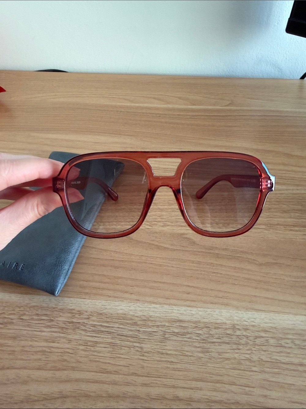 Aire Dusty Rose Pink Sunglasses - Fashionable UV Protection